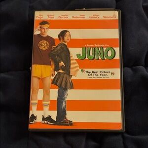 Juno (DVD) - Orange & White Cover